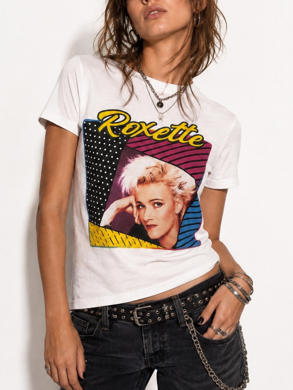 Roxette Graphic 80s Band Tee Retro Indie Sleaze Pop T Shirt Small